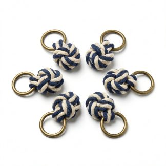 Sailor Knot Wine Charms — Set of 6